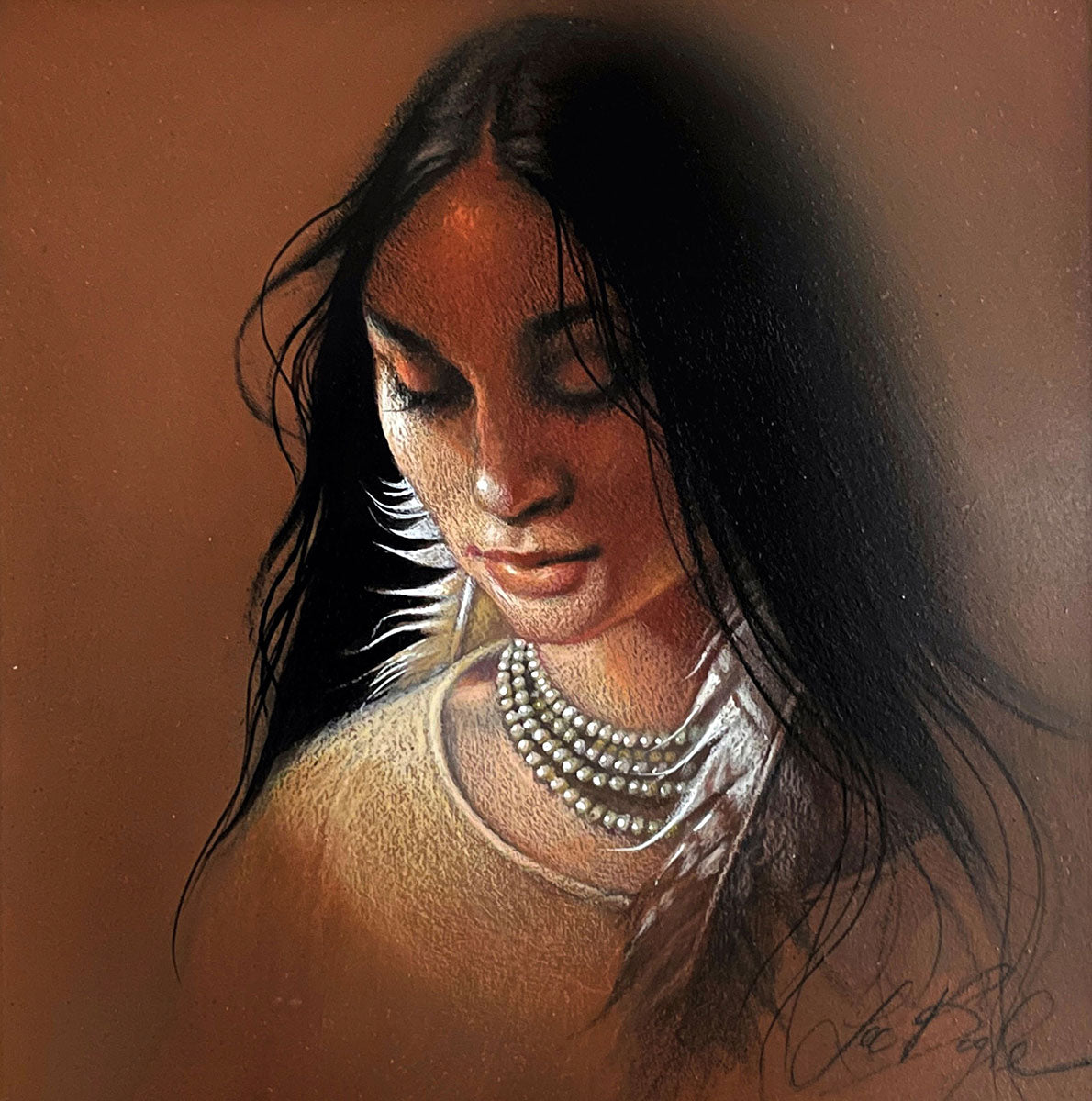 Morning Light Painting Art Print by Lee Bogle