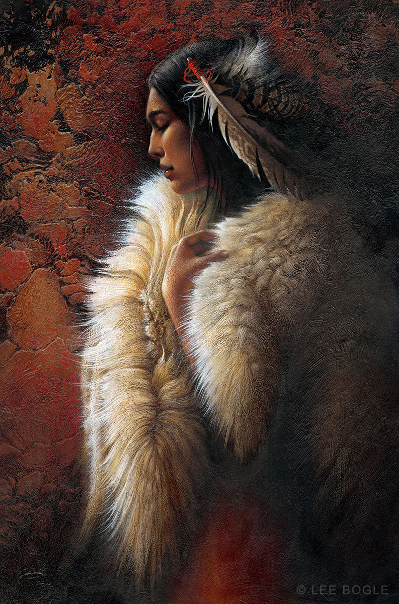 Winter Dreams Painting Art Print by Lee Bogle