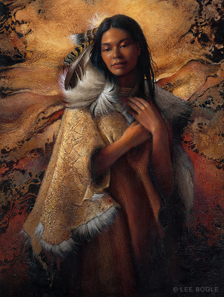 The Proud Maiden Painting Art Print by Lee Bogle